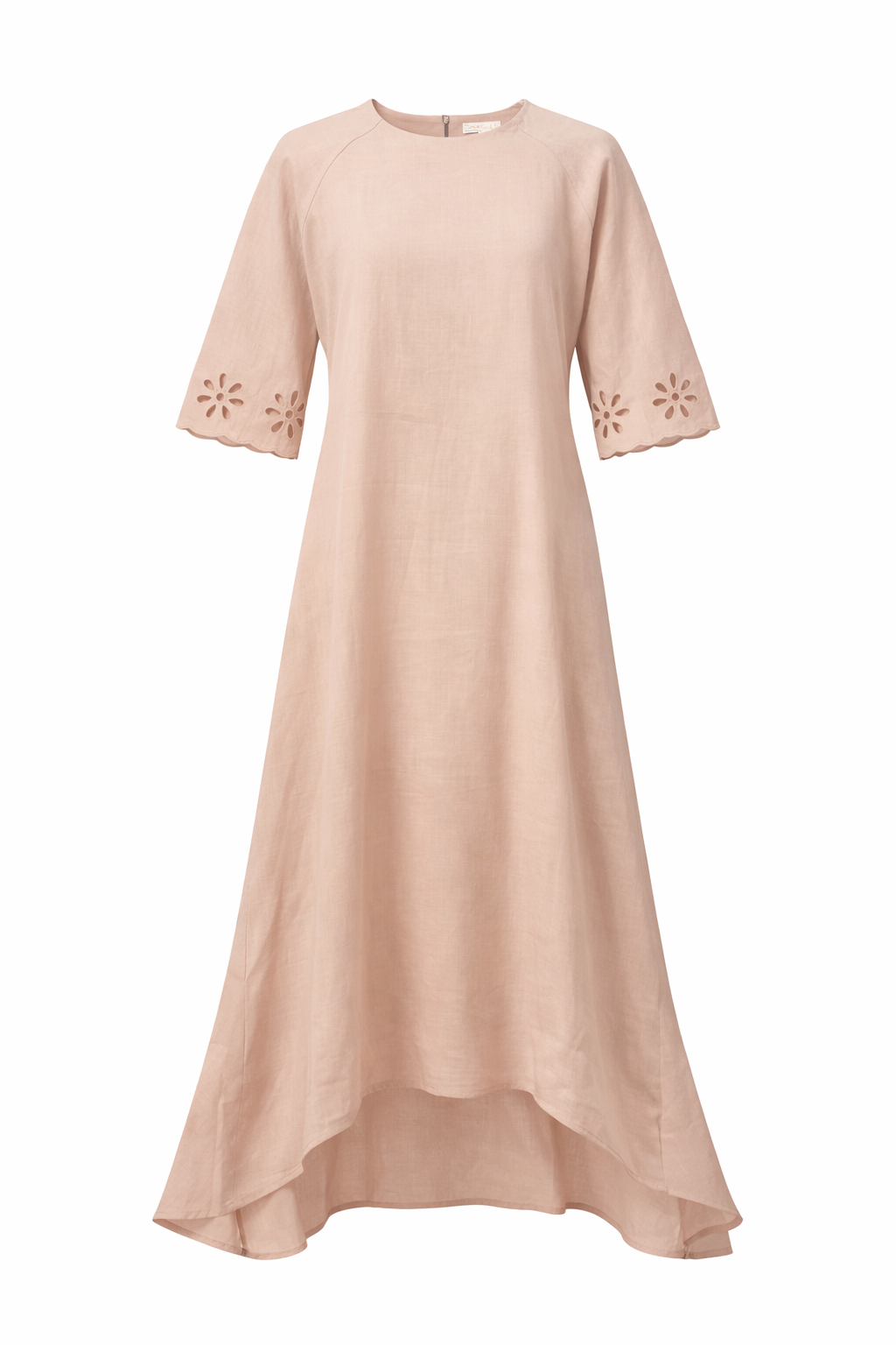 BLUSH EYELET DRESS
