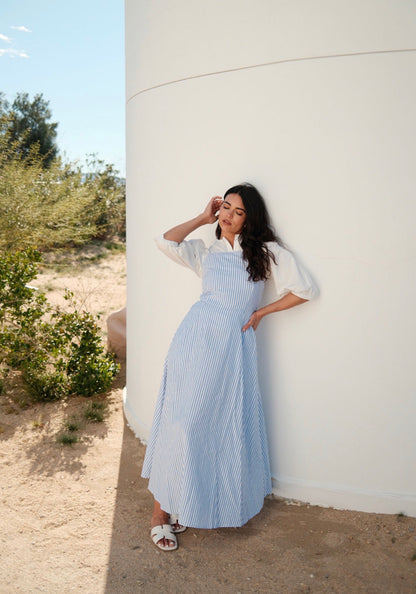 STRIPED STRAPPY JUMPER