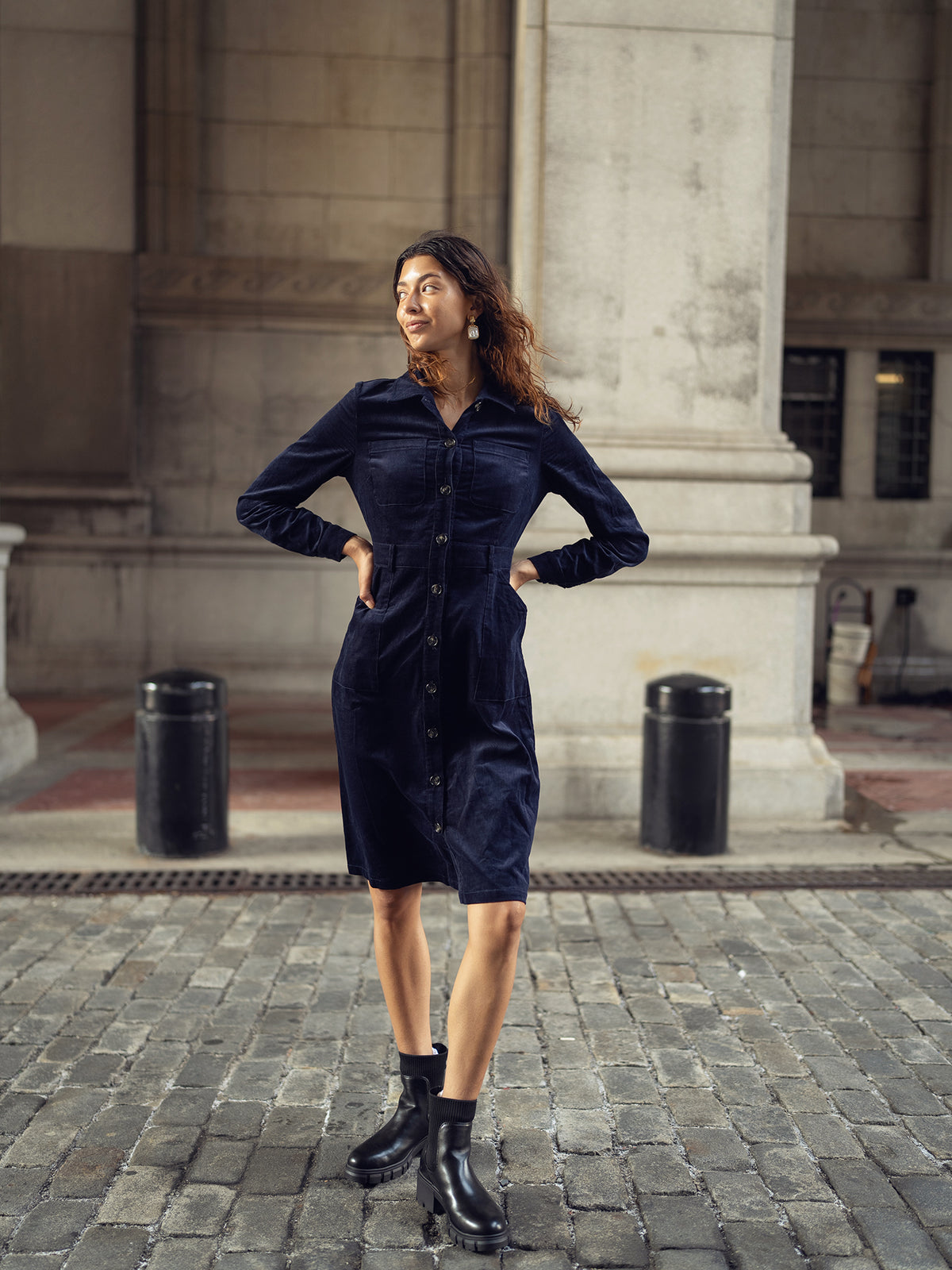 CORDUROY DRESS