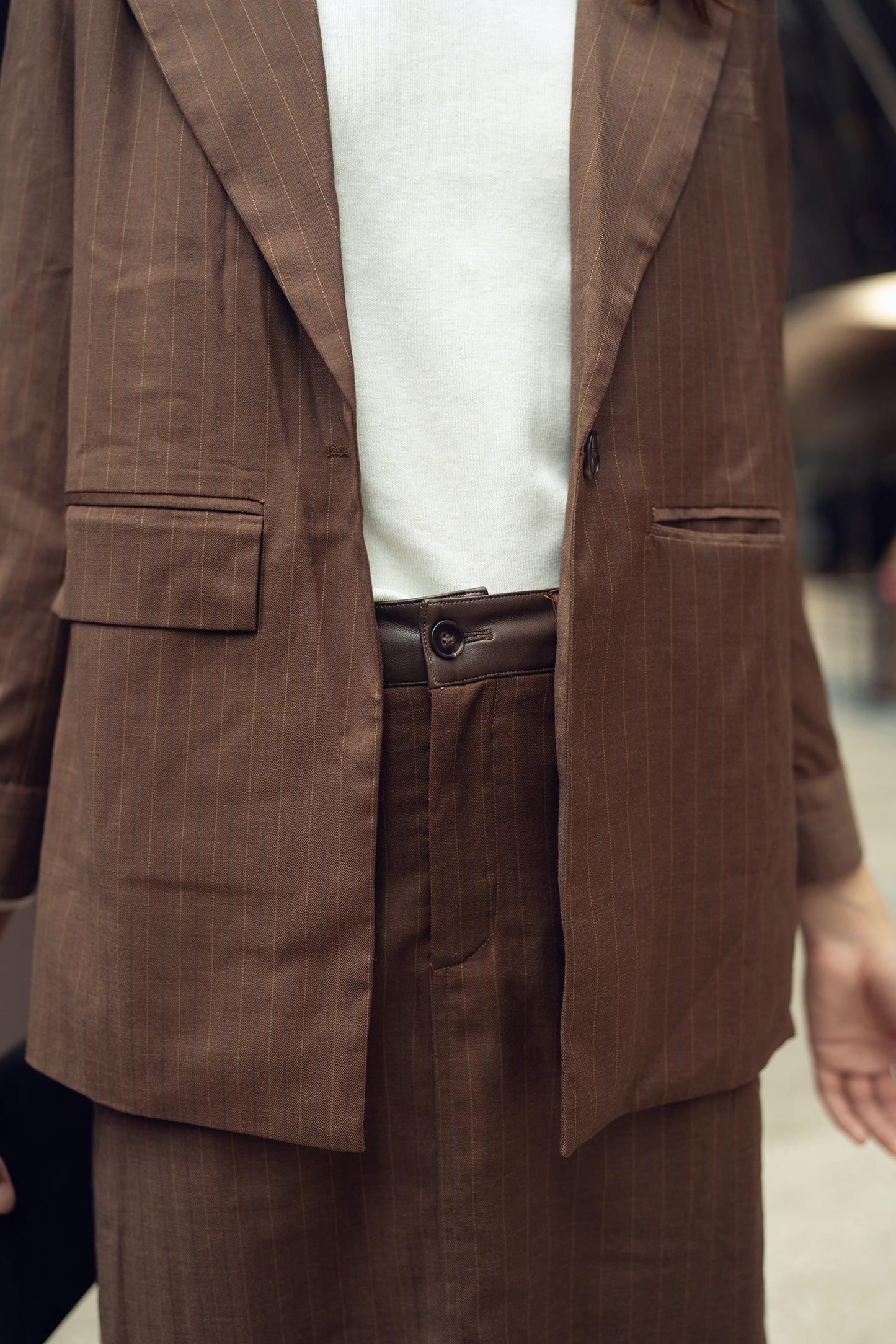 PINSTRIPE BLAZER