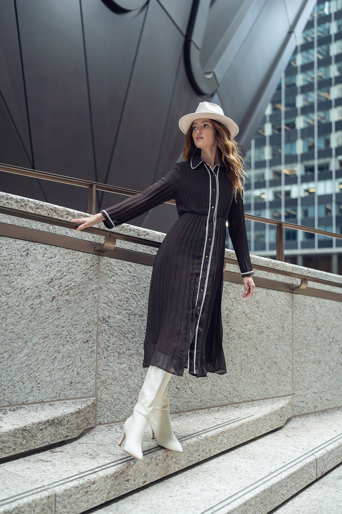 Pleated Dress