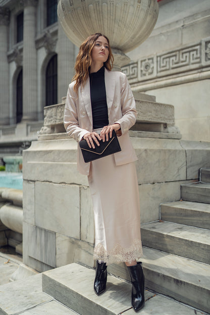 SILK LACE SKIRT