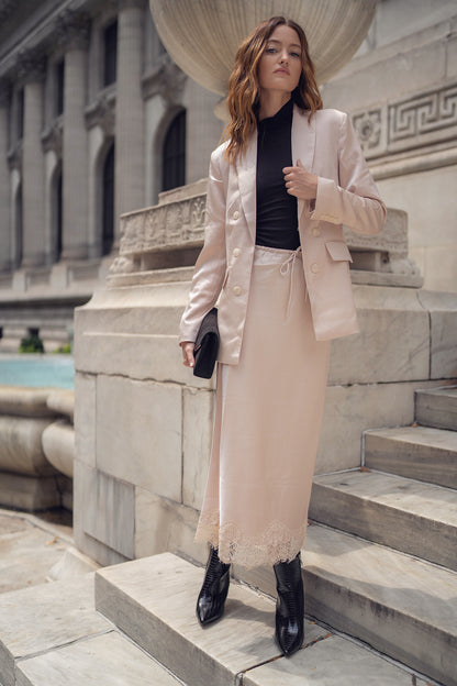 SILK LACE SKIRT